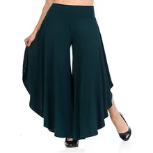 *#Best Price 2019 Summer Loose Urban Casual High Waist Irregular Big Bell Pants Large Swing Wide Leg cotton Pants *#Best Price 2019 Summer Loose Urban Casual High Waist Irregular Big Bell Pants Large Swing Wide Leg cotton Pants