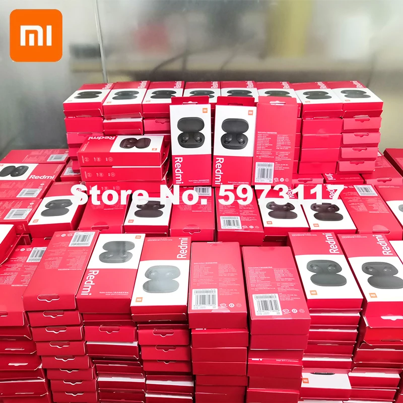 Оригинальный Xiaomi Redmi Airdots 2 Наушники вкладыши TWS True Wireless Bluetooth наушники стерео Бас 5