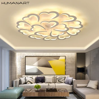 

LED living room ceiling lighting Acrylic chandelier ceiling Modern bedroom Children's room Circular lights indoor home fixtures