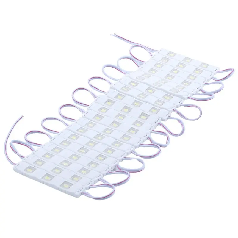 20 PZ 3 luces de tira de módulo LED SMD 5730 12V impermeable anuncio ...