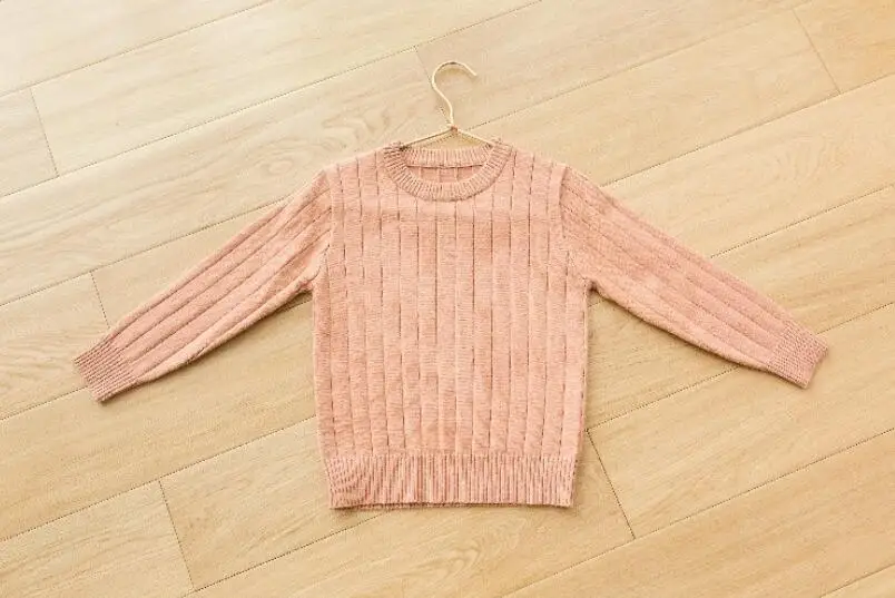 light brown Одежда для маленьких девочек От 0 до 9 лет Детские осенние вязаные пуловеры теплая куртка для Малышей Рубашка для малышей Одежда для новорожденных детские свитера, пальто - Цвет: light brown