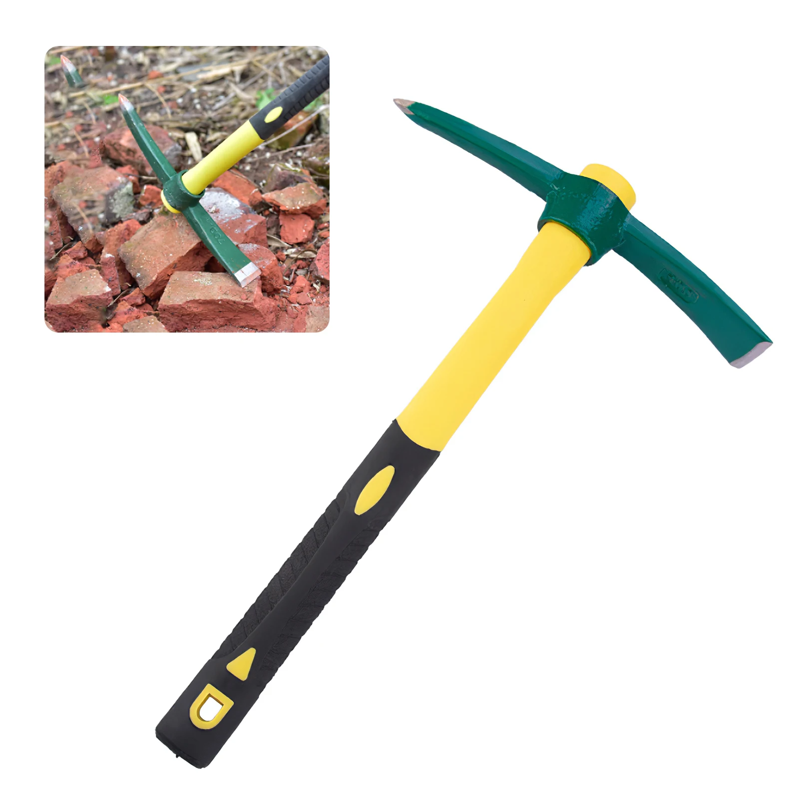 Garden Hoe Pick Multifunctional Hoe Weeding Garden Pick Axe With