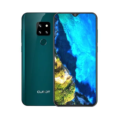 Cubot P30 Android 9,0 4 Гб+ 64 Гб восьмиядерный смартфон 6," FHD+ экран капли воды 20 Мп+ 12 Мп+ 8 Мп Тройная камера 4000 мАч лицо ID телефон - Цвет: Green