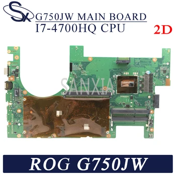 

KEFU G750JW Laptop motherboard for ASUS ROG G750JW G750J original mainboard 2D I7-4700HQ