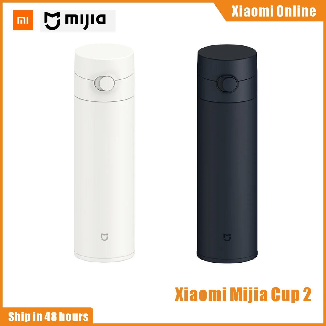 Кружка Xiaomi mijia cup 2 из нержавеющей стали 316L тонкая прокладка долговечная изоляция
