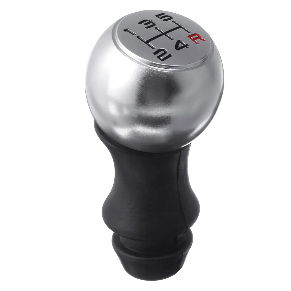 5 Speed Car MT Gear Shift Knob Gear Shifter Lever Stick Matte Silver For Peugeot 106 206 306 406 107 207 307 407