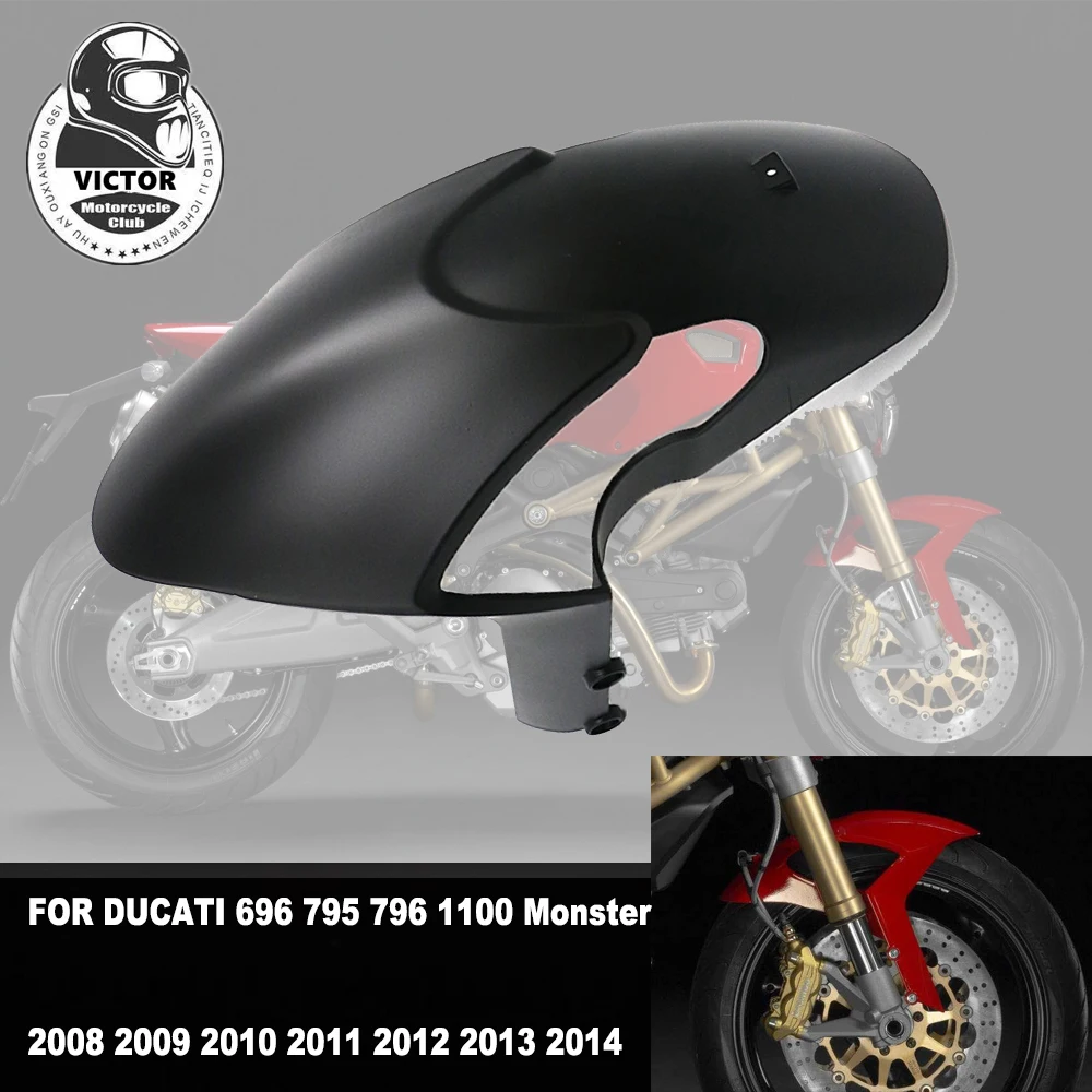 

For Ducati Monster 696 795 796 S4R 1200 1100S EVO Motorcycle Front Fender Splash Guard Smooth Fairing