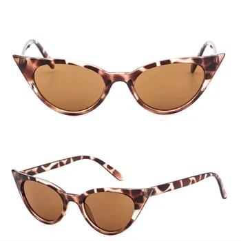 

Cat Eye Sunglasses Women Brand Designer Mirror Black Sun Glasses Female Lens Shades for Ladies Eyewear UV400