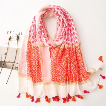

New 2020 Women Scarf Sprint Winter Warm Foulard Cotton Scarves Poncho Shawls Wraps Ladies Pashmina Beach Hijabs Bandana Stoles