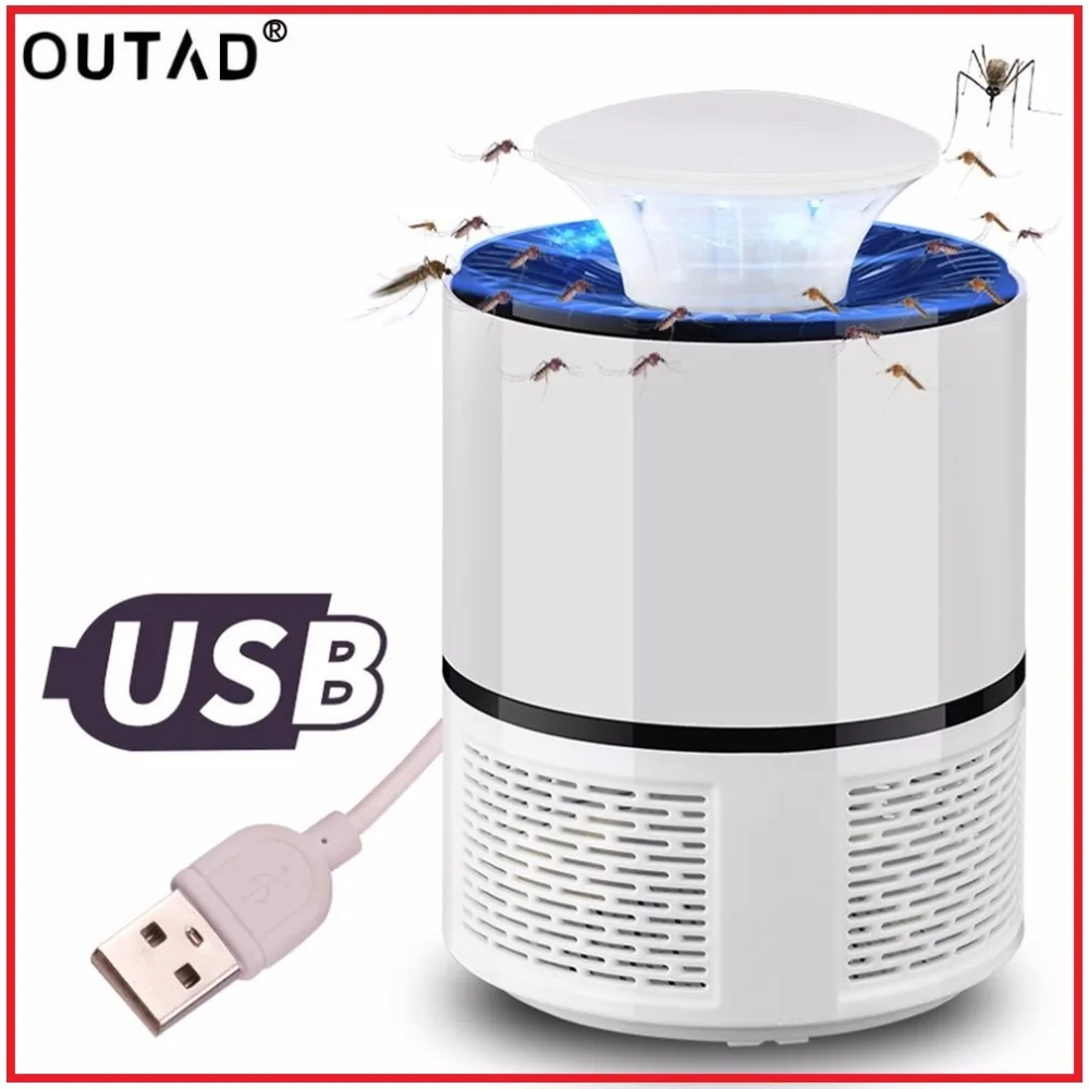 Электроника usb комаров убийца ловушка от мотыльков, мух ОСА светодиодный Ночной светильник лампа насекомых светильник s уничтожения вредителей Zapper Отпугиватель москитов средство 110 V/220 V