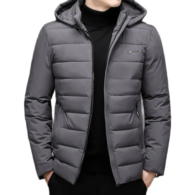 mens winter parka Winter Men's Warm Parkas Hooded Thick Streetwear Cotton Coat Loose Male Jackets Windproof Padded Coat Mens Clothing plus size parka