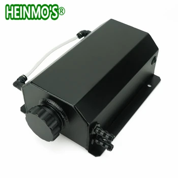 

Universal 2 Litre 2000ML Aluminum Auto Car Oil Catch Can Automobiles Vehicle Oil Tank Reservoir with Drain Plug