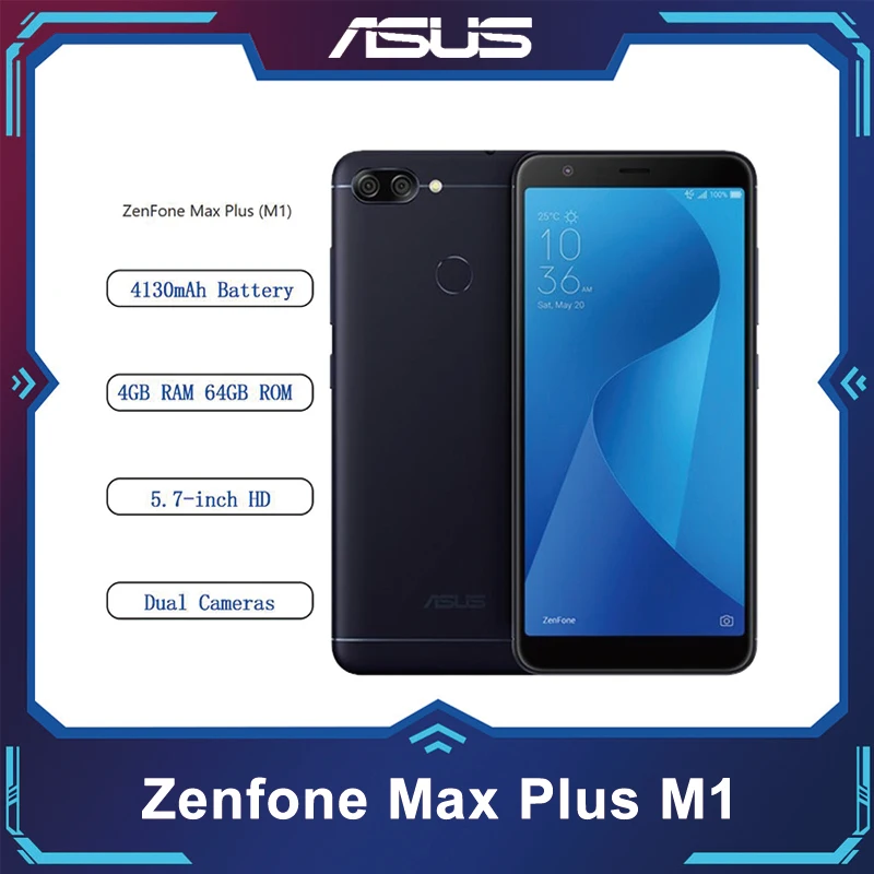 Asus Zenfone Pegasus 4S Max Plus (M1) ZB570TL 5.7 inch 18:9 Full Screen Octa Core 4GB RAM 32GB ROM Android7.0 4130mAh Cellphone