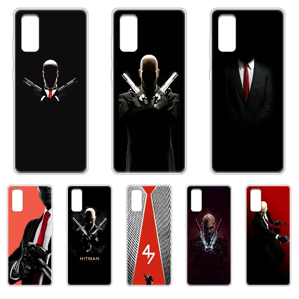 Чехол для телефона Hitman 47 видеоигра чехол Корпус SamSung Galaxy S 7 8 9 10 11 20 a 20e 50 51 70 71 Plus Edge