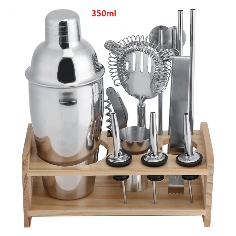 SKSET0005-350ml 12 шт. шейкер из нержавеющей стали Миксер для напитков бармен Browser Kit БАРС набор инструментов для профессиональных инструменты бармена - Цвет: SKSET0005-350ml