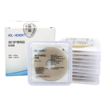

10 Pcs/Box Portable Colostomy Bags Anti-leak Ring for Stoma Bags Supplies Protective Barrier Rings Ostoma Bag Assistance