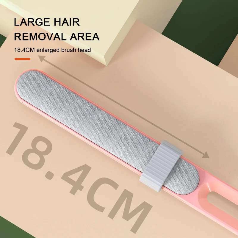 Pet Hair Remover Hair Removal Brush Pet Dog Cat Hair Brush Reusable Double-sided Hair Removal Brush Portable Dust Removal Sofa Clothes Cleaning Flannel Tool