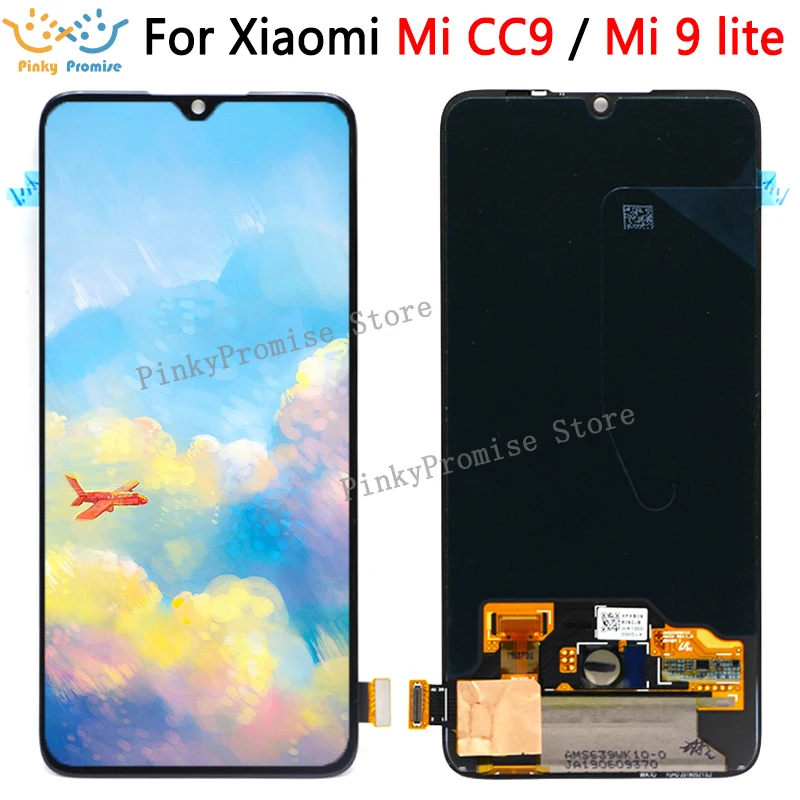 

6.39'' Super AMOLED For Xiaomi Mi CC9 LCD Display Touch Screen Digitizer Assembly Replacements Parts For Mi 9 lite M1904F3BG lcd