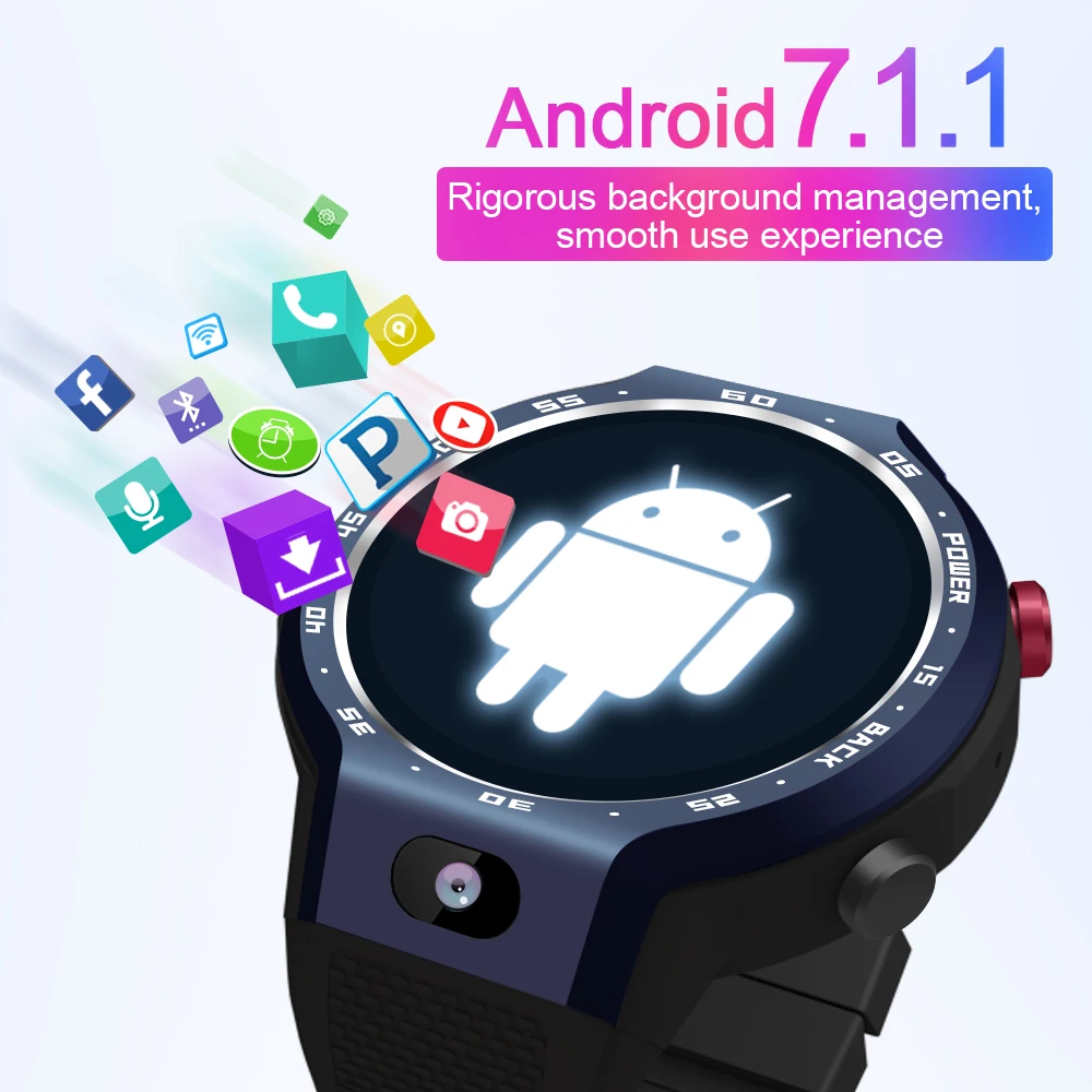 LEMFO LEM9 Смарт-часы мужские 4G gps 3g+ 32G wifi Двойная система сердечного ритма 5MP камера фитнес-трекер Смарт-часы для Android IOS