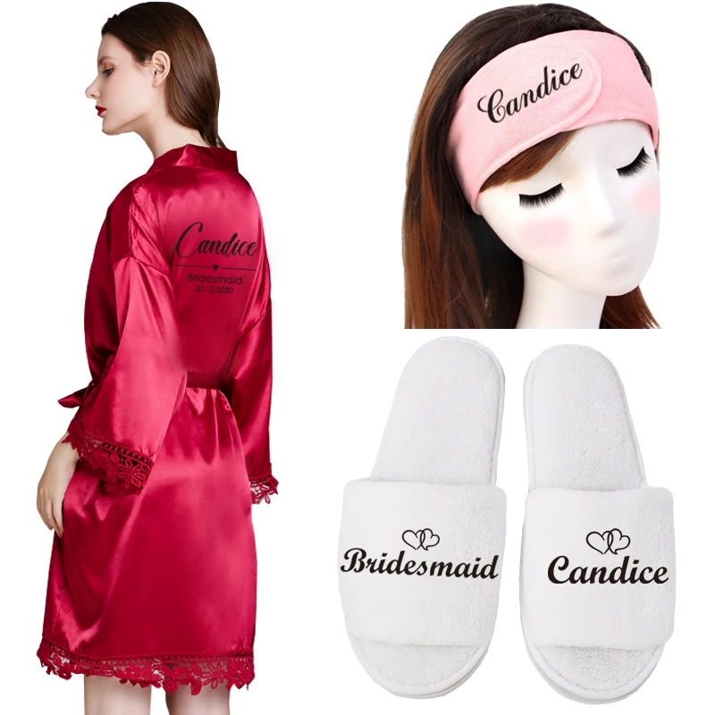 红色 robe shoe band