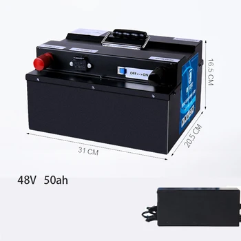 

li ion 48V 50Ah Lithium ion 48v battery BMS 13S for 3000W 2000W scooter bike solor iinverter skateboard + 10A charger