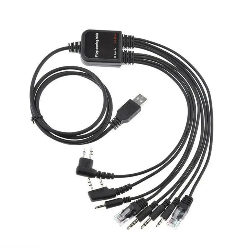 8В1 USB Кабель для программирования BAOFENG UV5R MOTOROLA ICOM KENWOOD YAESU Портативный Мобильный Радио рация