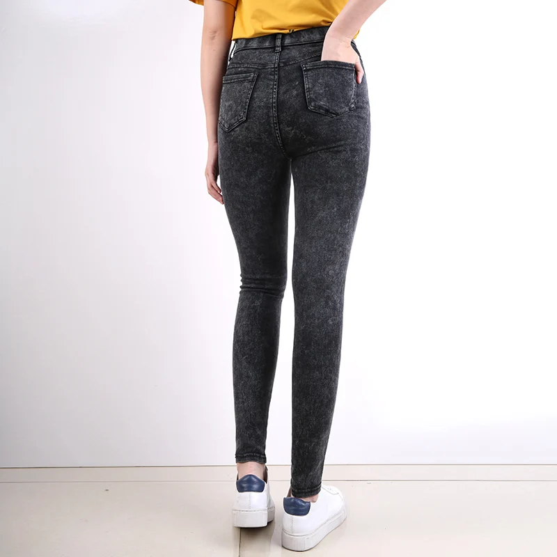 Женские узкие джинсы стрейч LEIJIJEANS, синие повседневные брюки из денима с эффектом потертости, со средней посадкой, полной длины, большие размеры 6XL, весна-лето