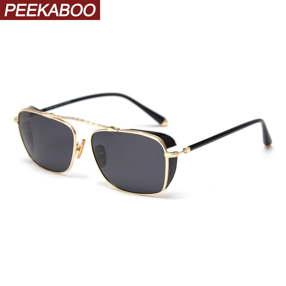 sunglasses with metal side shields