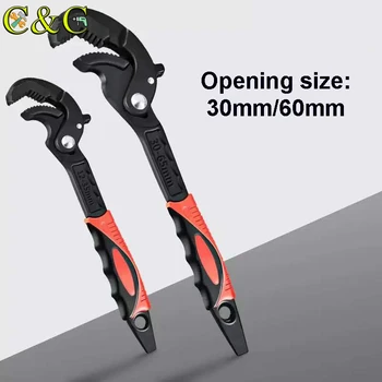 

Multi-Function Wrench Opening 30mm/60mm Pipe Wrench Universal Labor-Saving Wrench Hardware Tools Gear Ring Torque