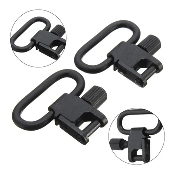 

2 Pcs Shortgun Quick Detach 1inch Sling Swivel Strap Buckle Set BHD2