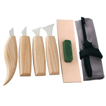 

7Pcs Wood Carving DIY Hand Chisel Tool Set Cutter Chip Knives Tools for Woodworking Hand Tools