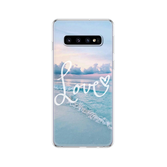 Samsung Galaxy S10 Case S10Plus Case Silicone TPU Cover Phone S10 E Case On For Samsung S10 Plus G975F S 10 SM-G973F Case