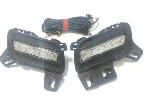 Лаванда Capqx для Mazda 6 M6 11-15 ПТФ в передний бампер Foglamp DRL свет дневного света Противотуманные фары Foglight с проводным жгутом - Цвет: Лаванда