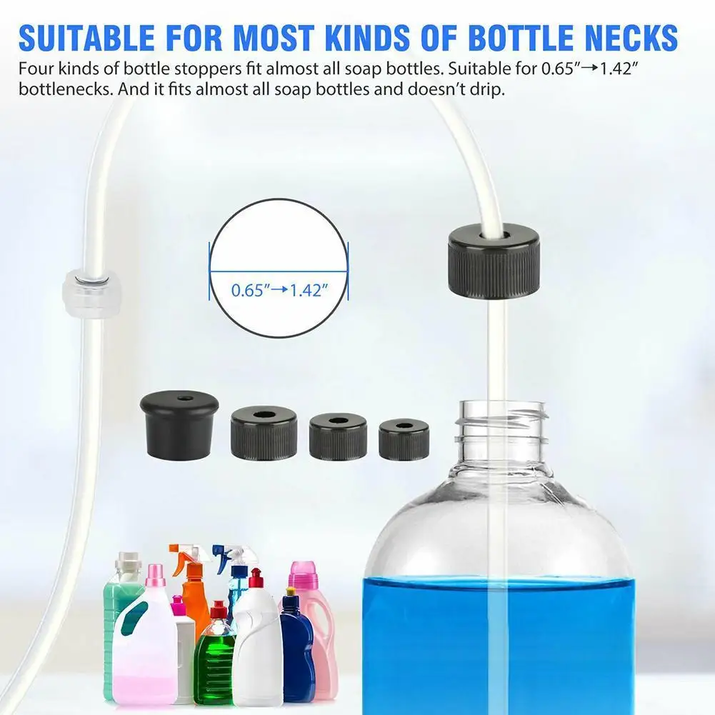 

Stainless Steel Liquid Soap Dispenser Pump With Corks Universal Press Home And Extension Dispenser Soap Replacement Tools T C5H2