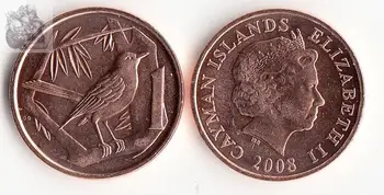

Cayman Islands 1 Cent America Coins Decor New Original Coin UNC Commemorative Edition 100% Real