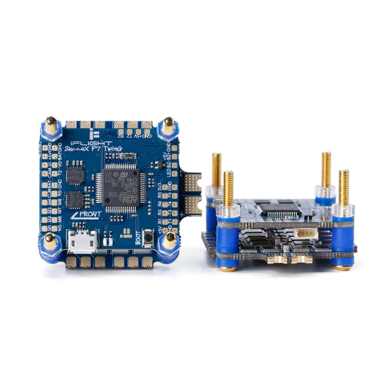 IFlight sucex F7 TwinG Flytower с гироскопом STM32F722RET6 и контроллером полета 60A 4в1 BLHeli_32 ESC для FPV RC Drone