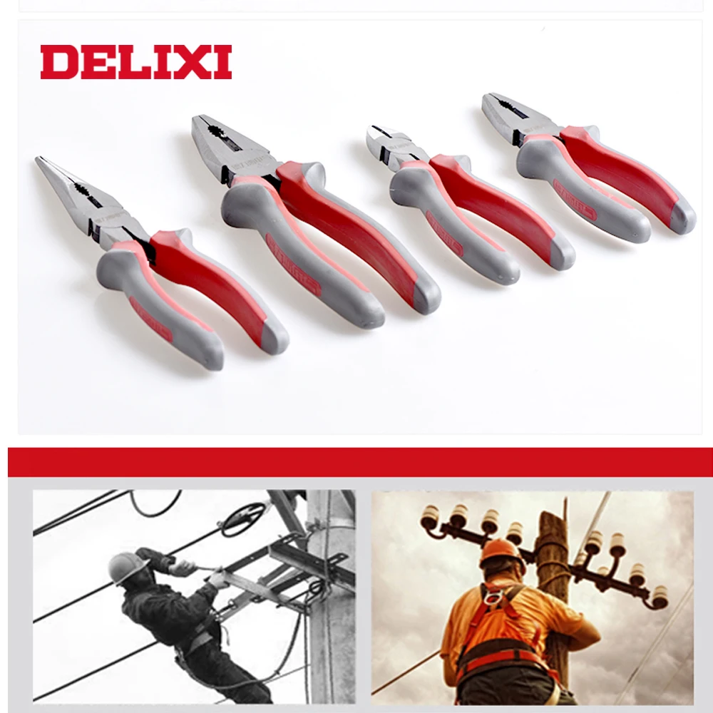 Многофункциональные плоскогубцы DELIXI 6/8 дюйма набор ручных инструментов для