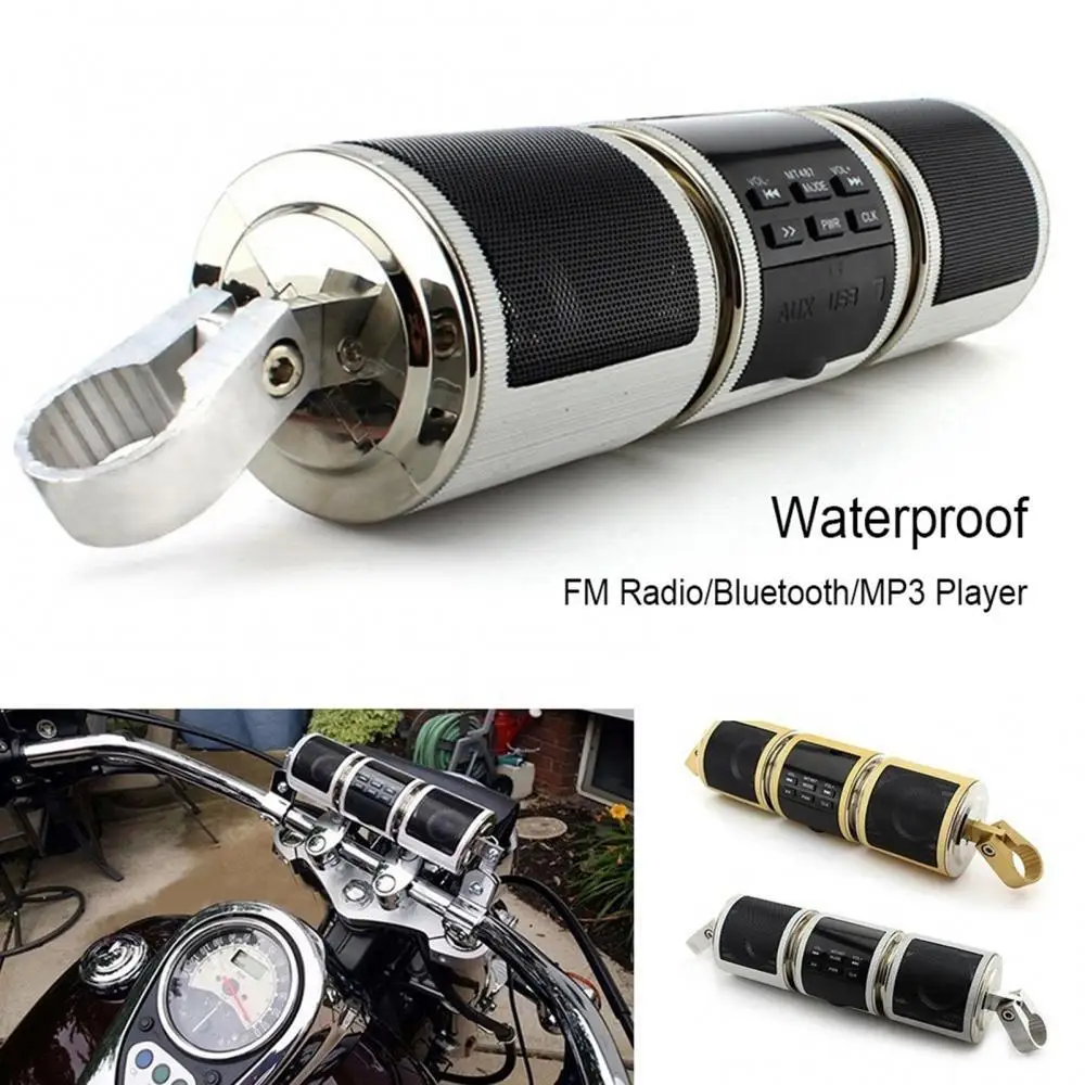Motorcycle-Speaker-Bluetooth-V2-1-EDR-Audio-Water-resistant-Motorbike
