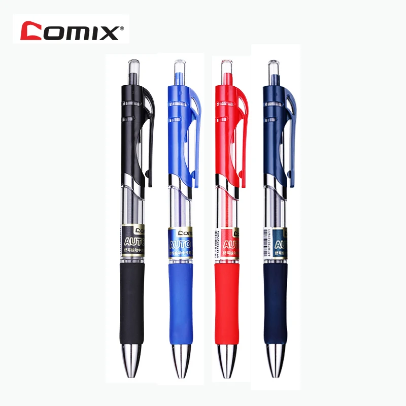 12pcs/set Comix Creative Retractable Premium Gel Ink Roller Ball Pens for Smooth Writing with Comfort Grip K3511
12pcs/set Comix Creative Retractable Premium Gel Ink Roller Ball Pens for Smooth Writing with Comfort Grip K3511