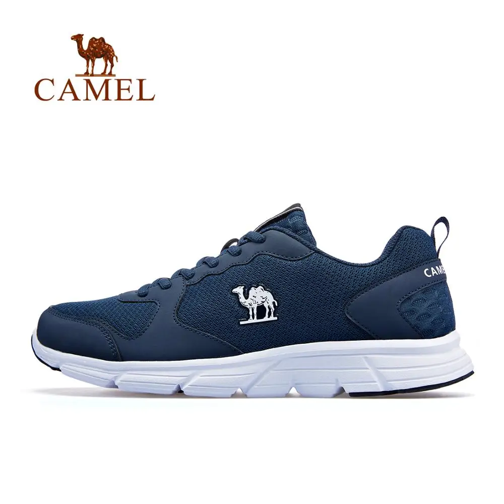 Blue Male CAMEL мужские и женские кроссовки, дышащие, противоударные, спортивные, легкие, спортивные, большие размеры, уличные, для бега, повседневные - Цвет: Blue Male