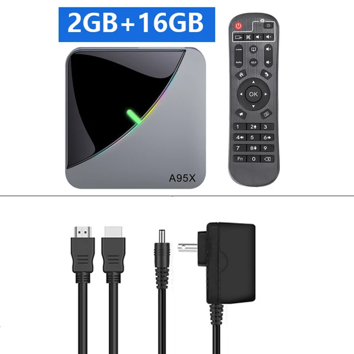 2GB 16GB LEMDIOE A95X F3 Air RGB светильник ТВ приставка Android 9,0 Amlogic S905X3 wifi 4 ГБ 32 ГБ 64 Гб Смарт ТВ приставка поддержка 4K Youtube - Цвет: 2GB 16GB