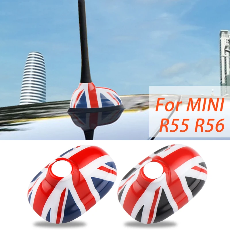 

1Pcs Car Roof Antenna Decorative Protective Cover For BMW MINI ONE Cooper JCW R55 R56 Exterior Styling Modification Accessories