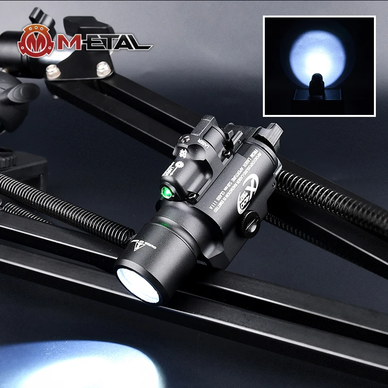 WADSN X400 X400U Pistol light Red Or Green laser Tactical Flashlight X400 Ultra Weapon Light For