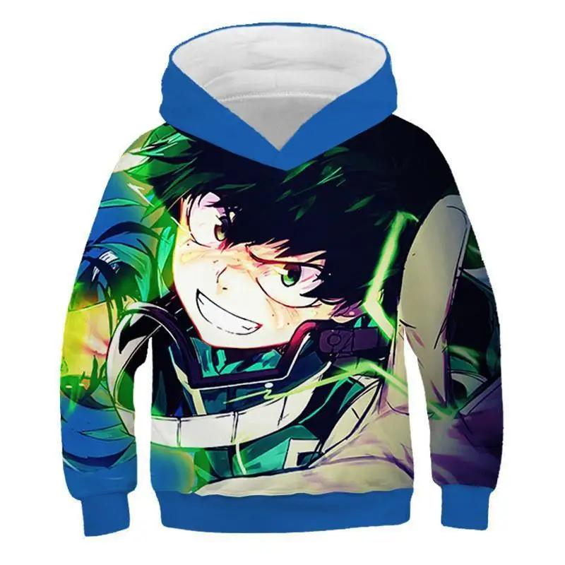 Sudadera con capucha de dibujos анимадо lindo 3D Nios de moda de calle nios y nias casualsuter deportivo
