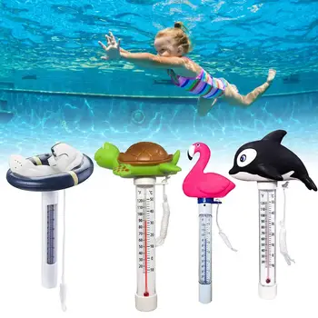 

Cartoon plastic Portable Water Thermometer Sauna Digital Floating Thermometer For Baby Bath Outdoor Swimming Pool