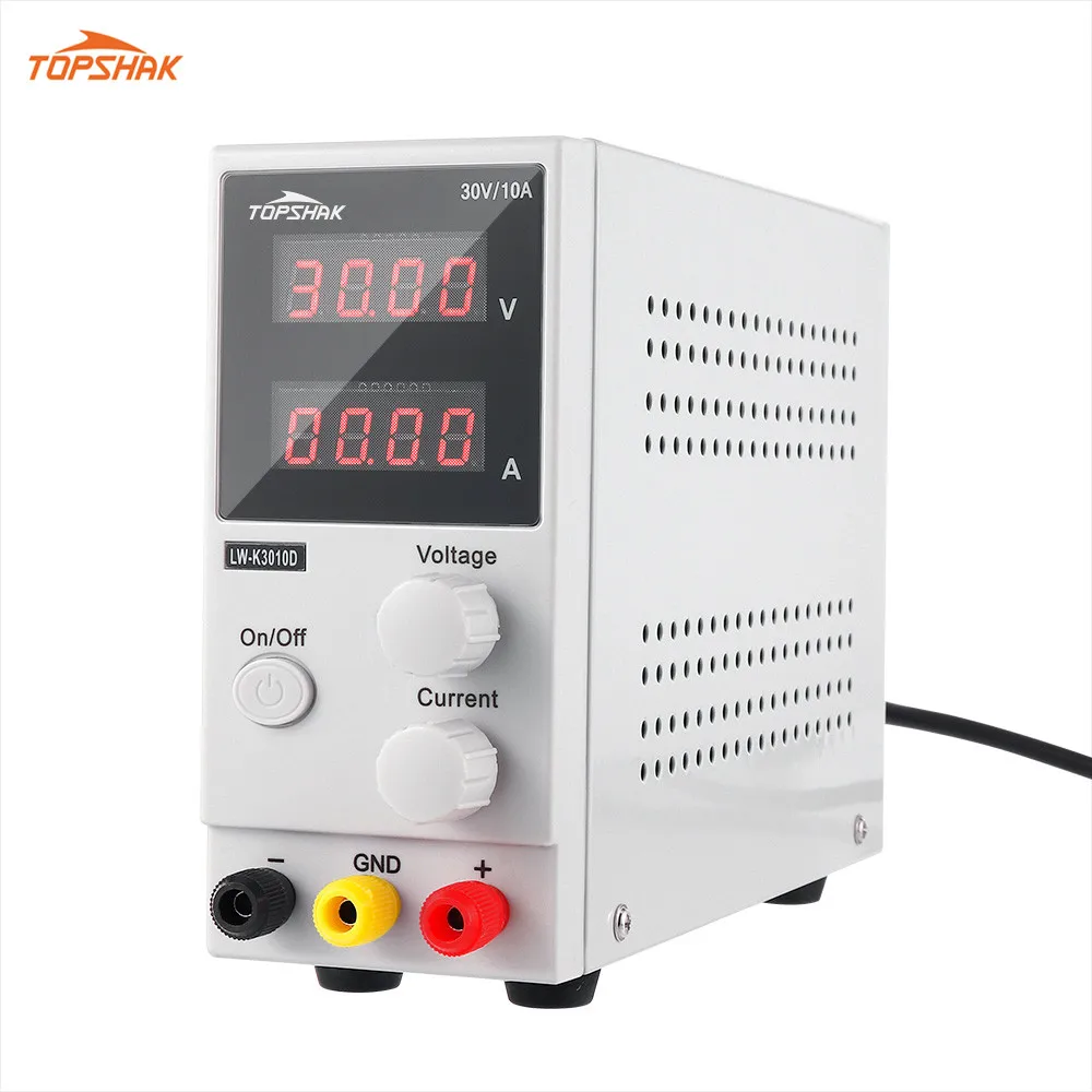30V 10A Digital Variable Adjustable DC Power Supply 4 Digit Laboratory Precision 