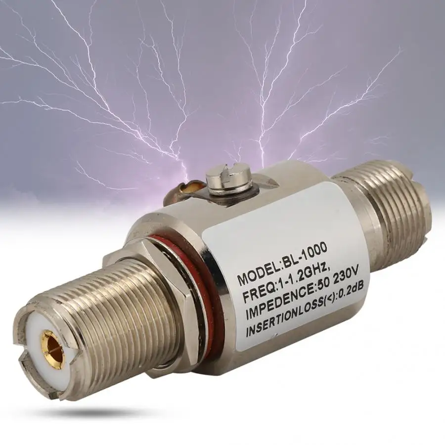 BL-1000 1-1,2 ГГц 200 Вт Arrester с PL259 Female/UHF Female/SO239/M Female interface