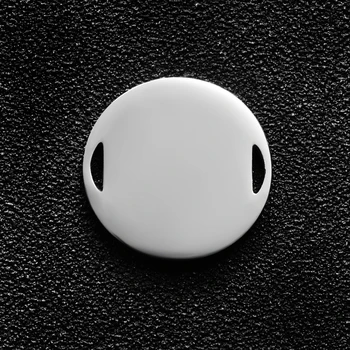 

20pcs/lot Stainless Steel Mirror Polished 3 Colors Round Pendants DY Stamping Blanks Charm Jewelry Findings 20mm