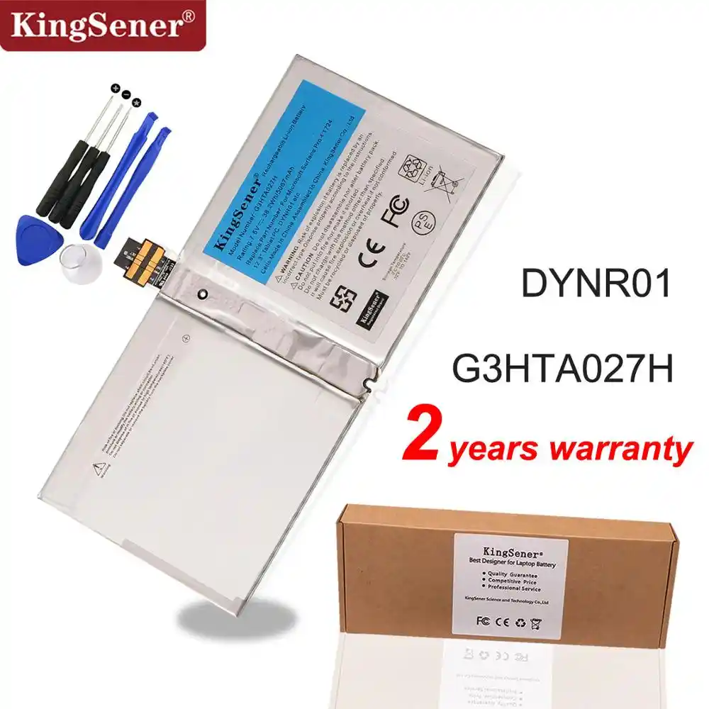 Kingsener G3hta027h Dynr01 Laptop Battery For Microsoft Surface Pro 4 1724 12 3 Tablet 7 5v 38 2wh 5087mah Laptop Batteries Aliexpress