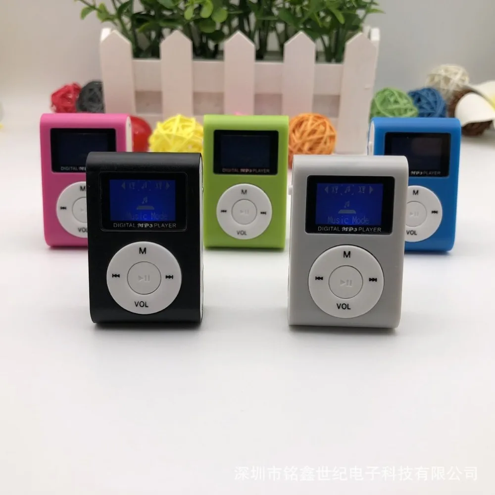 Small Size Portable MP3 Player Mini LCD Screen MP3 Player Music Player Support 32GB TF Card Best Gift